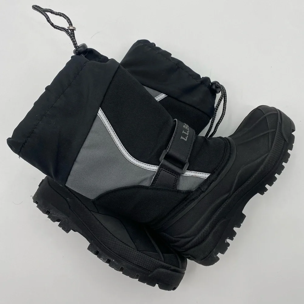 L.L.Bean Black Snow Boots size 13